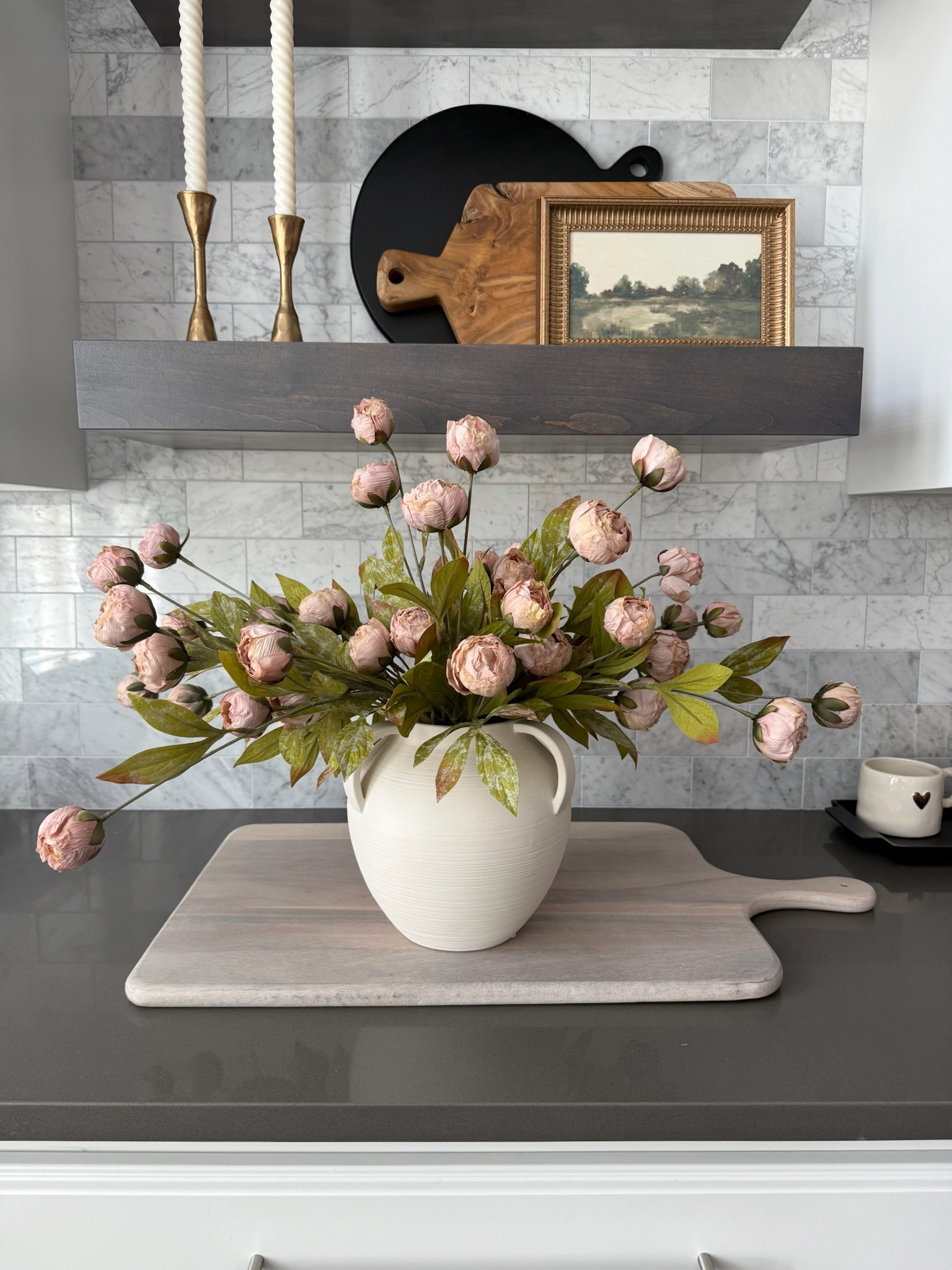 This $20 vase is in stock and looks so much like my sold out version! I used the same number of peonies, 11, for this arrangement!

#LTKFindsUnder50 #LTKHome #LTKSeasonal