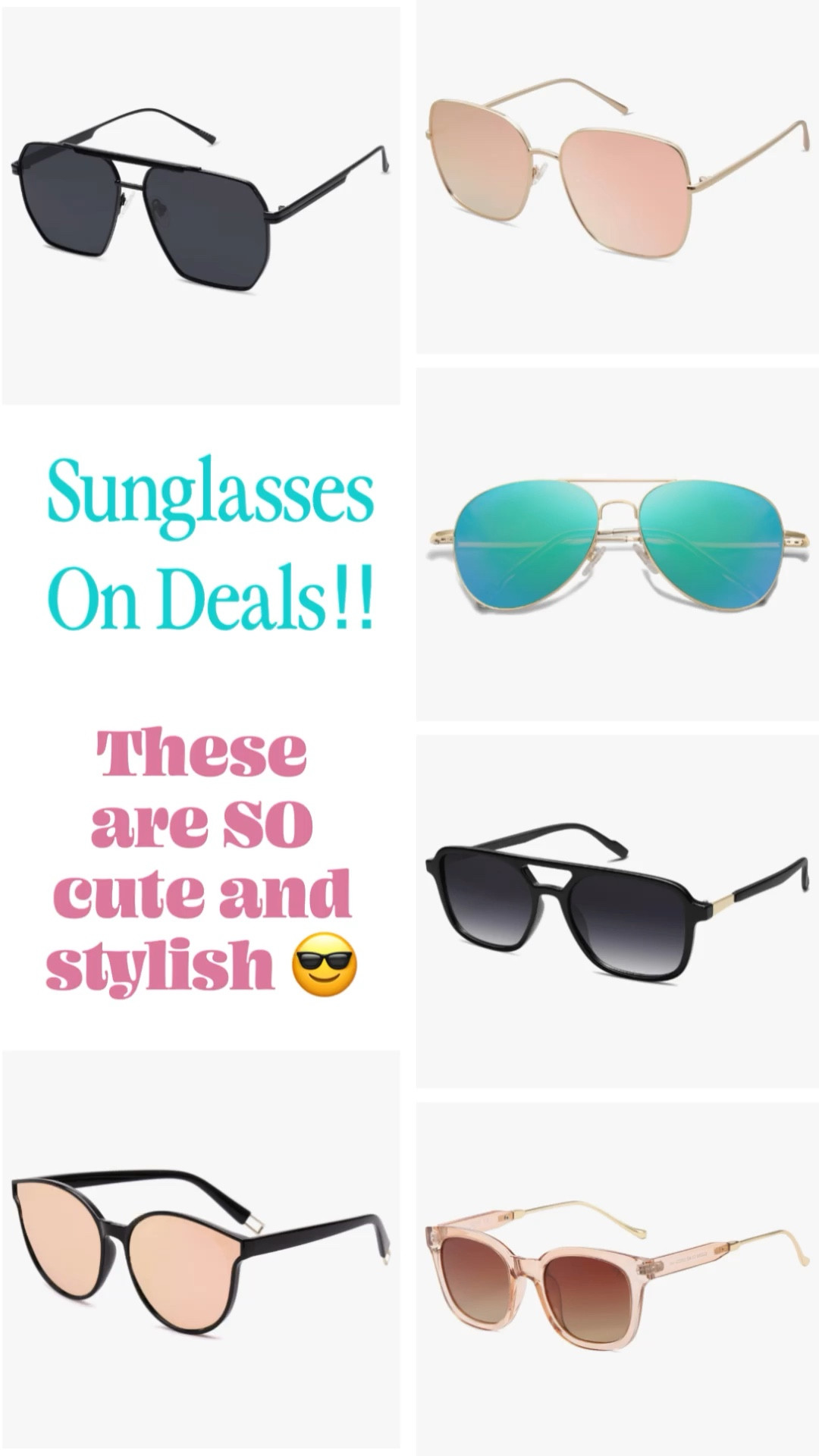 😎 Sunglasses are ON SALE 😎

They’re all cute, lightweight, stylish, and under $20‼️. Grab them while they’re on deals & discounted‼️. I’m going to get me some more 😊

LTK style tips, LTK fashion, LTK sale alert, LTK fit, LTK over 60, micro influencer, style influencer, wfh wardrobe, affordable fashion, sales & splurges, summer 2024, summertime fashion, ways to style, outfit ideas, outfit inspiration, everyday outfit, ootd, casual outfits, casual style, daily looks, over 60, over 60 fashion, over 60 style, ageless style, fun fashion, comfy style, glamma, instafashion, summer fashion, summer style, summer outfit, vacation outfit, resort wear, travel outfit, fun summer fashion, wear what you love, sunglasses, fun sunglasses, summer sunglasses, bathing suit, swimming suit

#LTKFindsUnder50 #LTKSaleAlert #LTKSwim