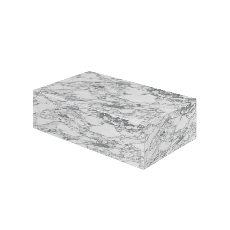 Alazia Genuine Marble Coffee Table - Arabescato | Wayfair North America