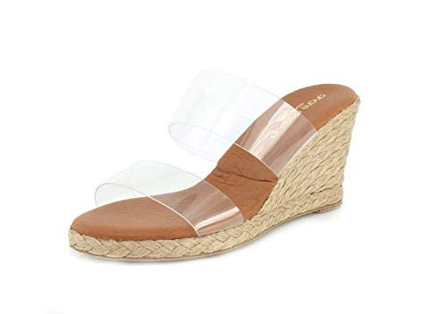 André Assous Anfisa Wedge, Clear, 11 | Amazon (US)