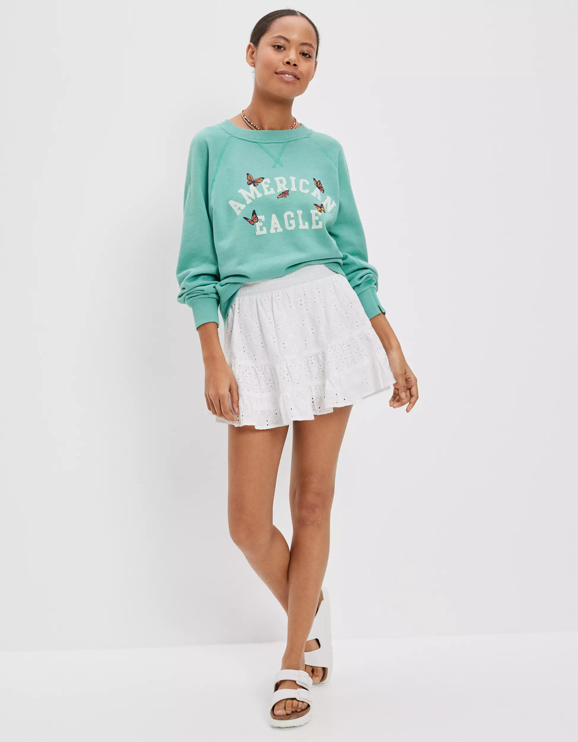 AE Tiered Mini Skort | American Eagle Outfitters (US & CA)