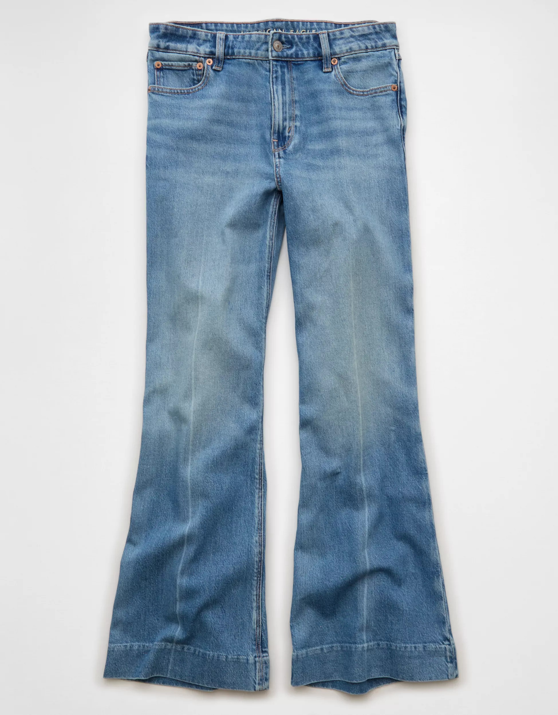 AE Stretch High-Waisted Flare Jean | American Eagle Outfitters (US & CA)