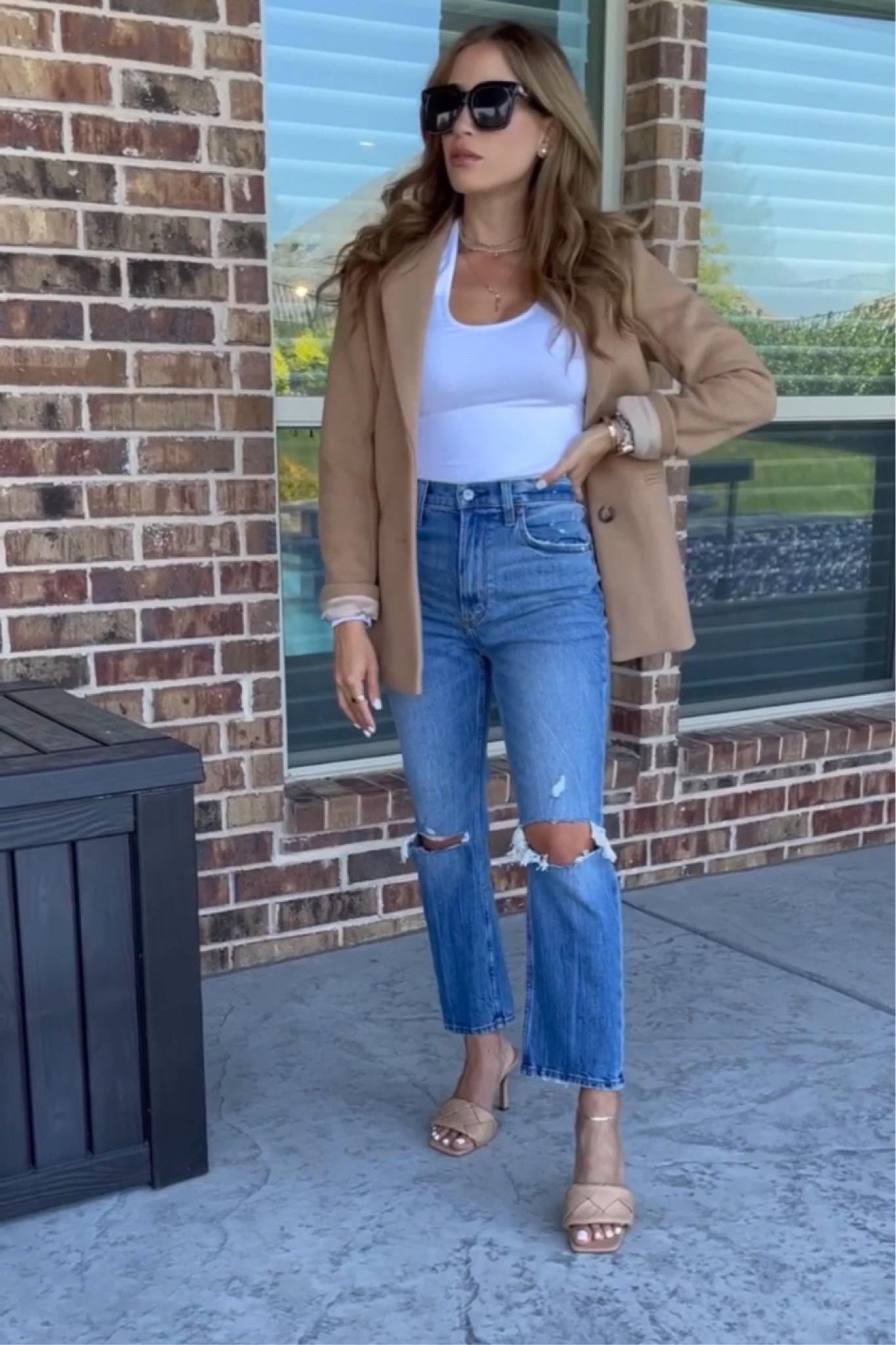 Oversized Blazer for petites xxsp bodysuit Xs jeans 24s on sale fall outfit 

#LTKsalealert #LTKunder50 #LTKunder100