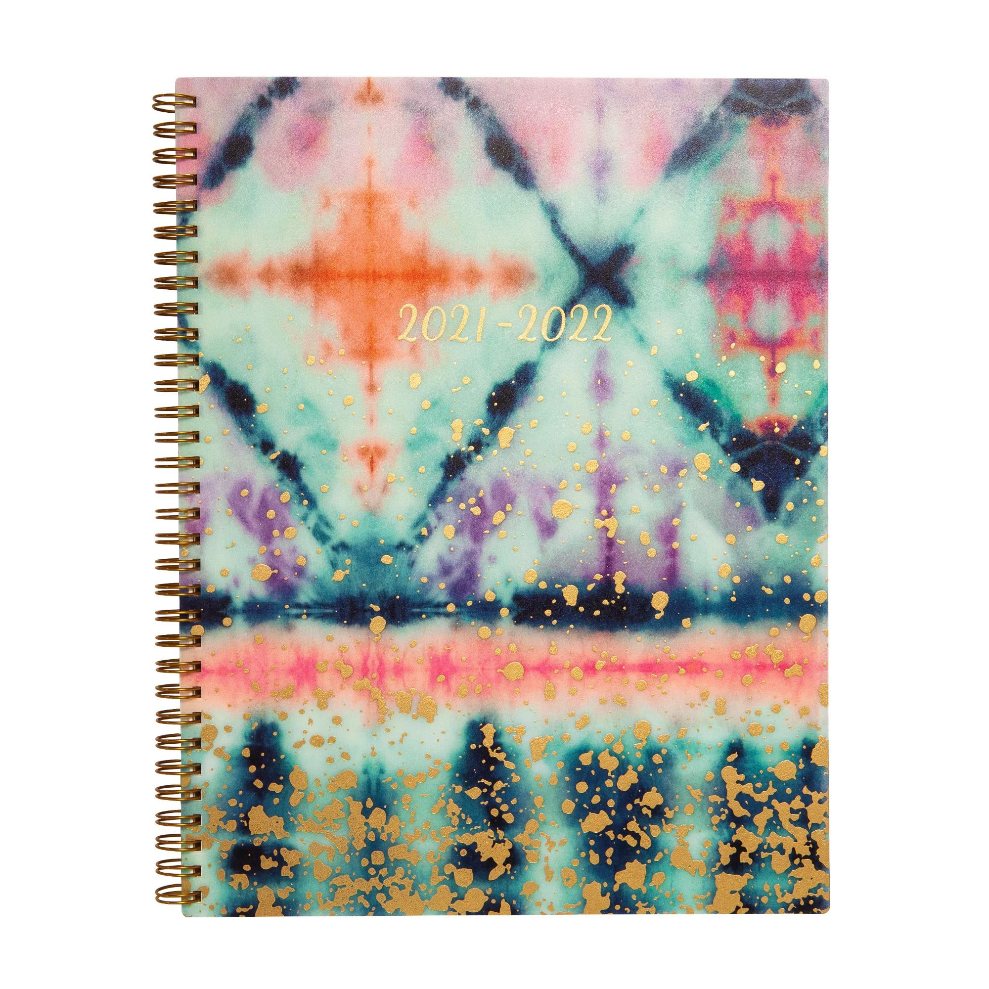 2021-2022 Mintgreen Large Poly Cover Weekly Monthly Planner, Tie Dye | Walmart (US)