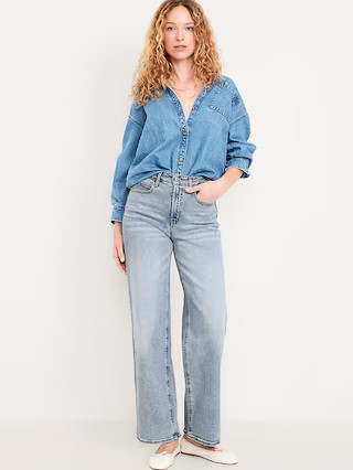 Extra High-Waisted Wide-Leg Jeans | Old Navy (US)