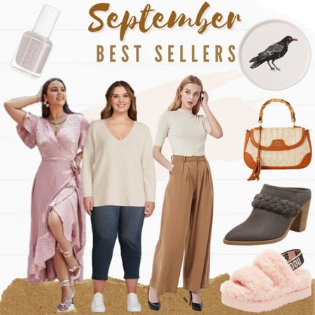 September Best Sellers 

LTKunder100 / LTKunder50 / LTKworkwear / LTKtravel / LTKstyletip / LTKitbag / LTKhome / LTKbeauty / LTKHoliday / LTKHalloween / fall outfits / fall outfit / autumn outfit / autumn outfits / slippers / UGGs / UGG slippers / fuzzy slippers / trousers / Amazon / Amazon finds / Amazon style / Amazon fashion / fall dresses / fall dress / long sleeved tunic / ribbed tunic / long sleeved blouse / wide leg trousers / boots / booties / target / target finds / target booties / handbag / Walmart / Walmart finds / Walmart fashion / it bag / it bags / woven handbag / straw handbag / home decor / LTKhome / Halloween decor / Halloween home decor / Halloween decorations / nail polish / Essie nail polish / neutral nail polish / neutral fashion / sale alert / sale / most popular / trendy / trending / best sellers 

#LTKsalealert #LTKSeasonal #LTKcurves