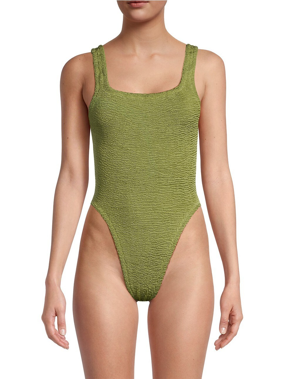 Crinkle One-Piece Swimsuit | Saks Fifth Avenue