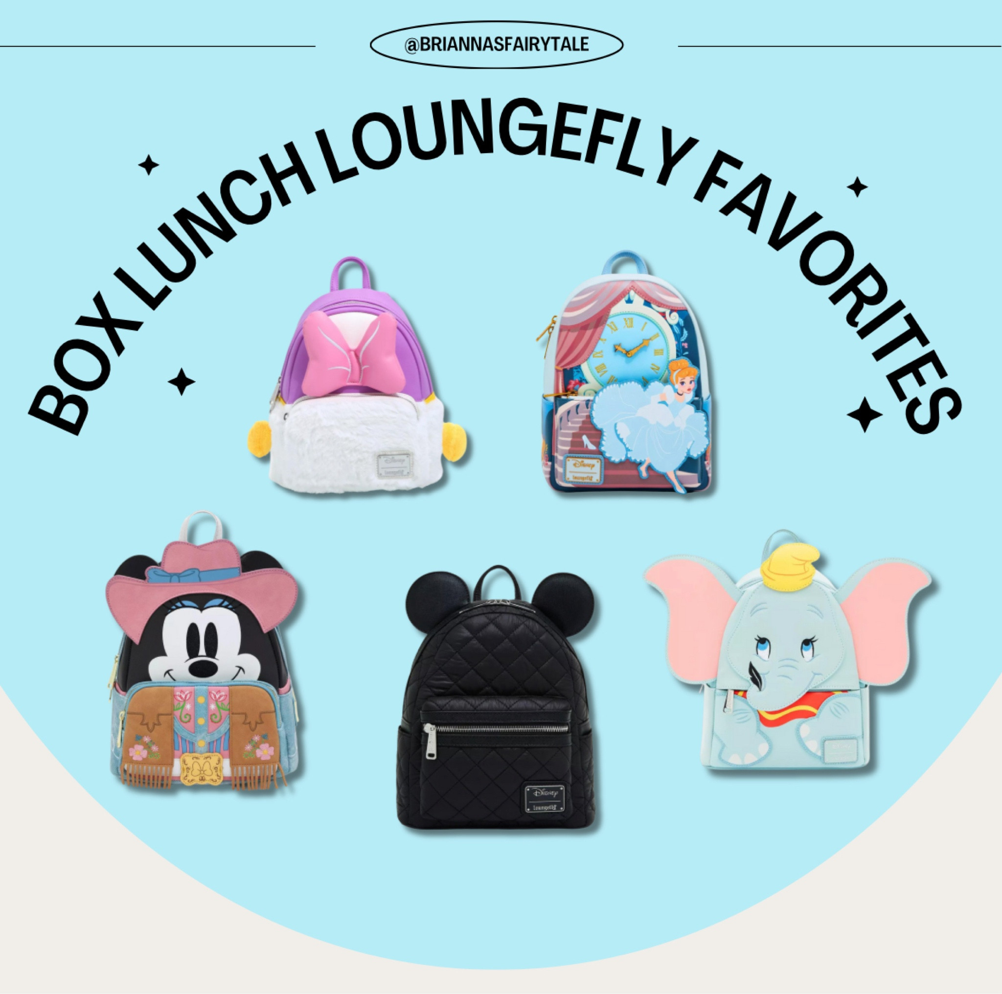 Some cute Loungefly backpacks for your next Disney trip! These are great for holding all your park essentials and have some classic Disney characters too. Box Lunch is having a BOGO 50% off sale right now too so now’s the time to grab a couple!

#LTKfindsunder100 #LTKfamily #LTKsalealert