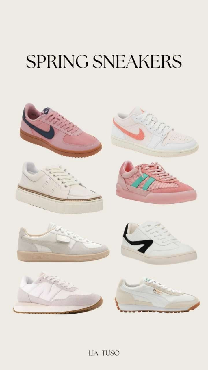 These spring sneakers are giving comfy and cute—aka the mom uniform upgrade I didn’t know I needed. Perfect for airport runs, park days, or just chasing the kids in style. 👟☀️ 

#SpringStyle #MomLifeMustHaves #LTKSneakers 

 #LTKSeasonal #LTKStyleTip #LTKShoeCrush