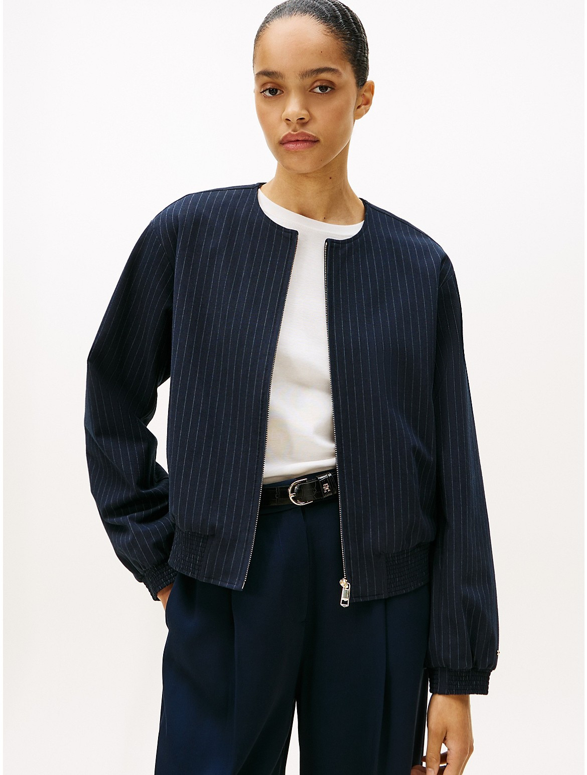 Tommy Hilfiger Women's Bomber Jacket - Navy - XS | Tommy Hilfiger (US)