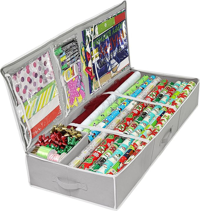 Simple Houseware Wrapping Paper Storage Container | Amazon (US)