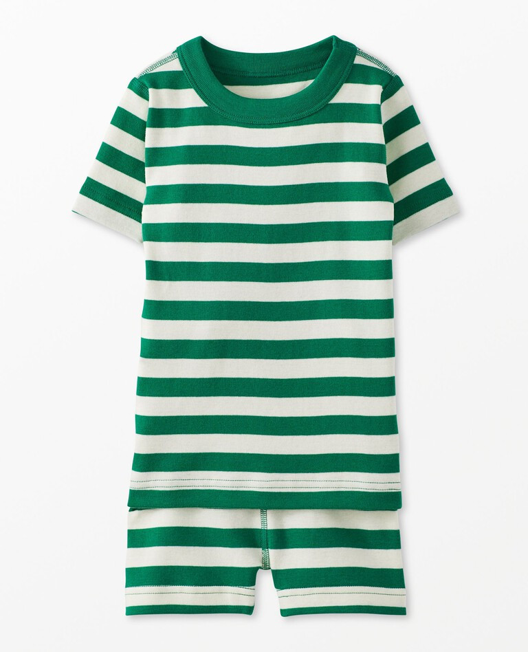Kids Striped Short John Pajama Set | Hanna Andersson