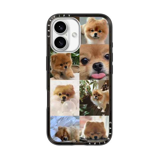 CASETiFY iPhone 16 Case Black Compact Case Animal,Dog CASETiFY Photo Custom Case | CASETiFY (Global)