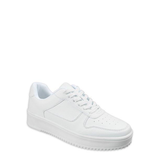 No Boundaries Women's Platform Casual Sneaker (Wide Width Available) - Walmart.com | Walmart (US)