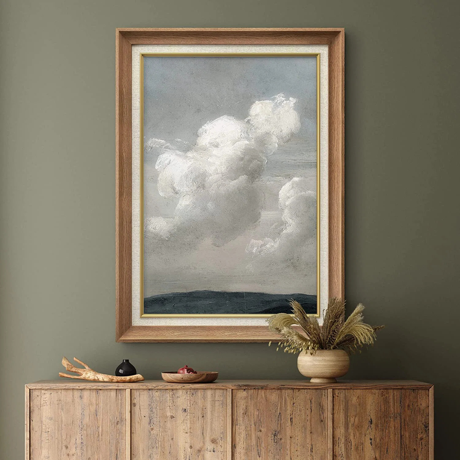 SIGNLEADER Storm Cloud Landscape Nature Wilderness - Single Picture Frame Painting on Canvas & Re... | Wayfair North America