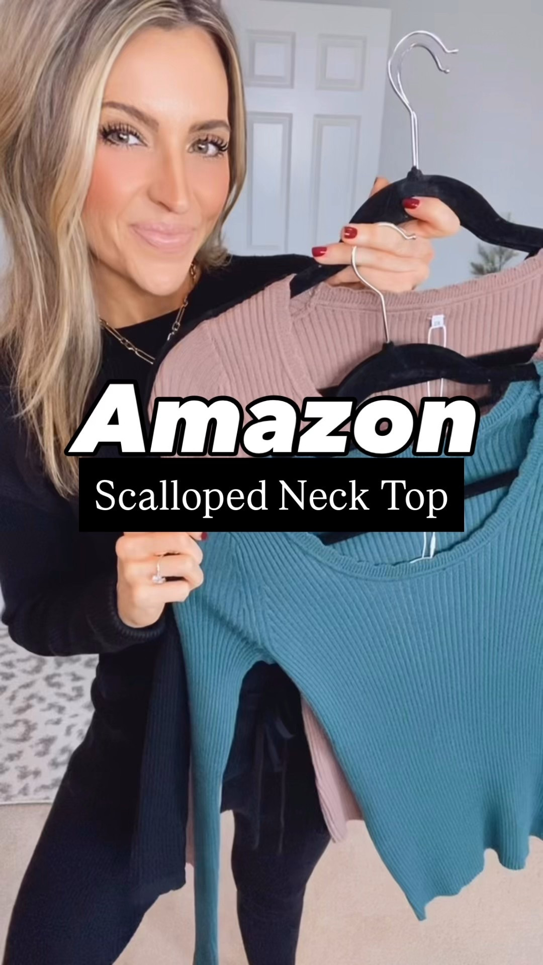 Scalloped edge lightweight sweater is such a classic top to have in your closet. It’s a super stretchy comfortable material! Great for casual or the office. Comes in many colors! Wearing dark green, nutmeg & black size xs.

#LTKSeasonal #LTKootd #LTKFindsUnder50