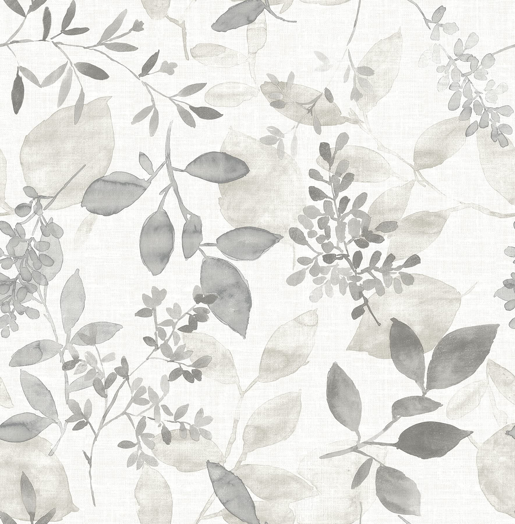 NuWallpaper NUS3144 Breezy Peel & Stick Wallpaper, Grey | Amazon (US)
