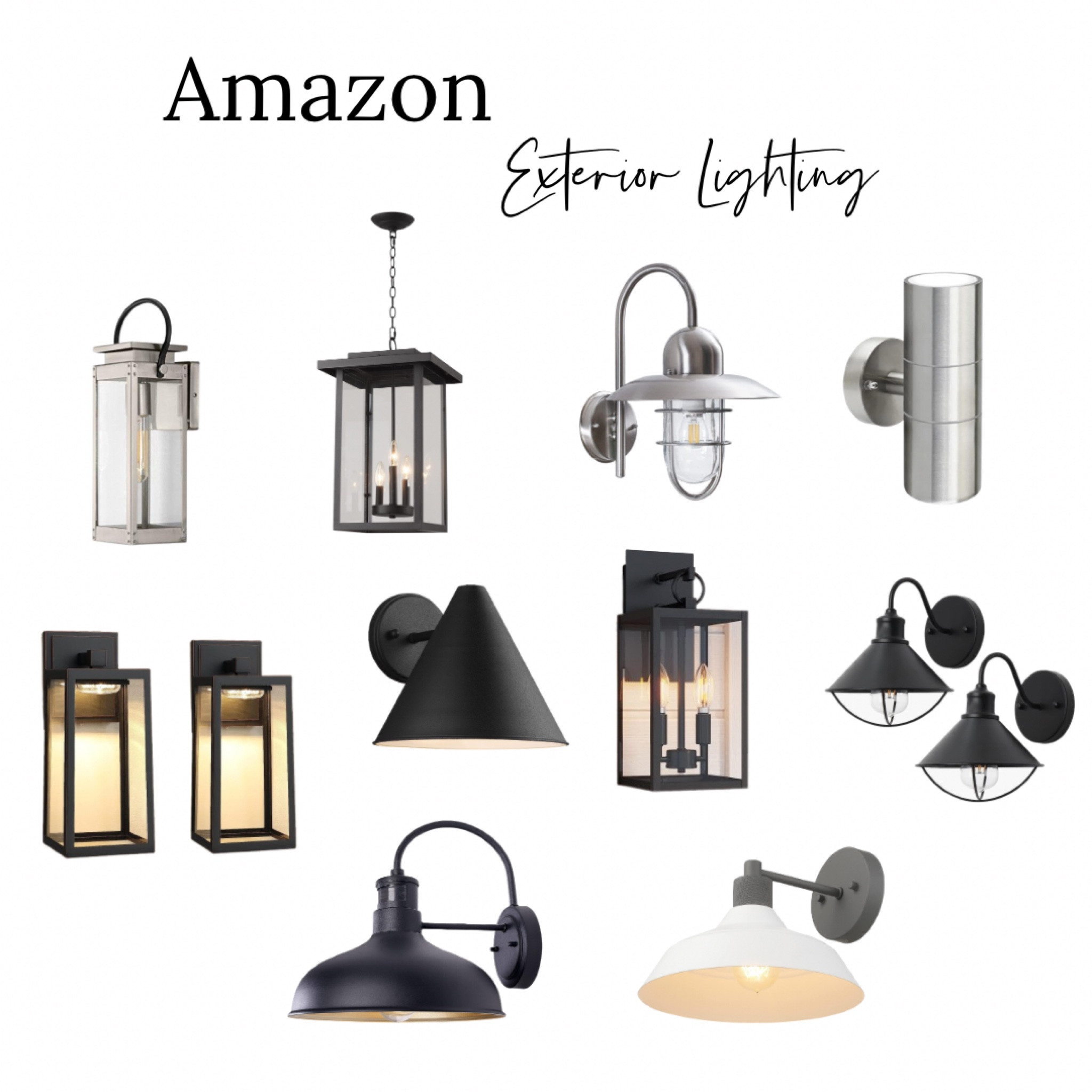 Adding curb appeal to a home can be simple.  With so many great lighting selections in a variety of styles and finishes a modern update is just a click away. 

#LTKhome #LTKunder100 #LTKstyletip