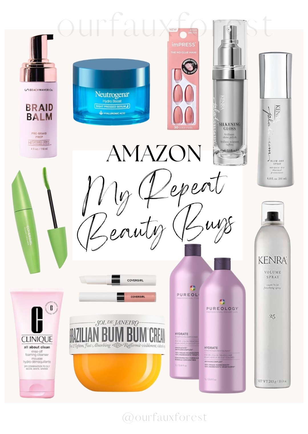 My Amazon go-to repeat buys for beauty! I love all of these. The hairspray is to die for and I cannot say enough good things about the blow dry spray! 

I have been using the same mascara for years and years now. I try others and newer formulas occasionally but always end up back with my green tube no clumps!

#LTKselfcare #LTKBeauty #LTKmomlife