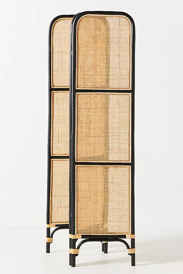 Scarlett Rattan Room Divider Screen | Anthropologie (US)