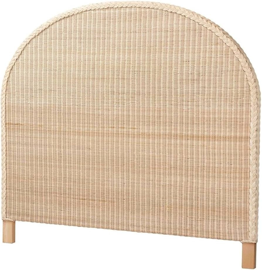 Pemberly Row Sun Bleached Rattan King Size Standalone Headboard | Amazon (US)