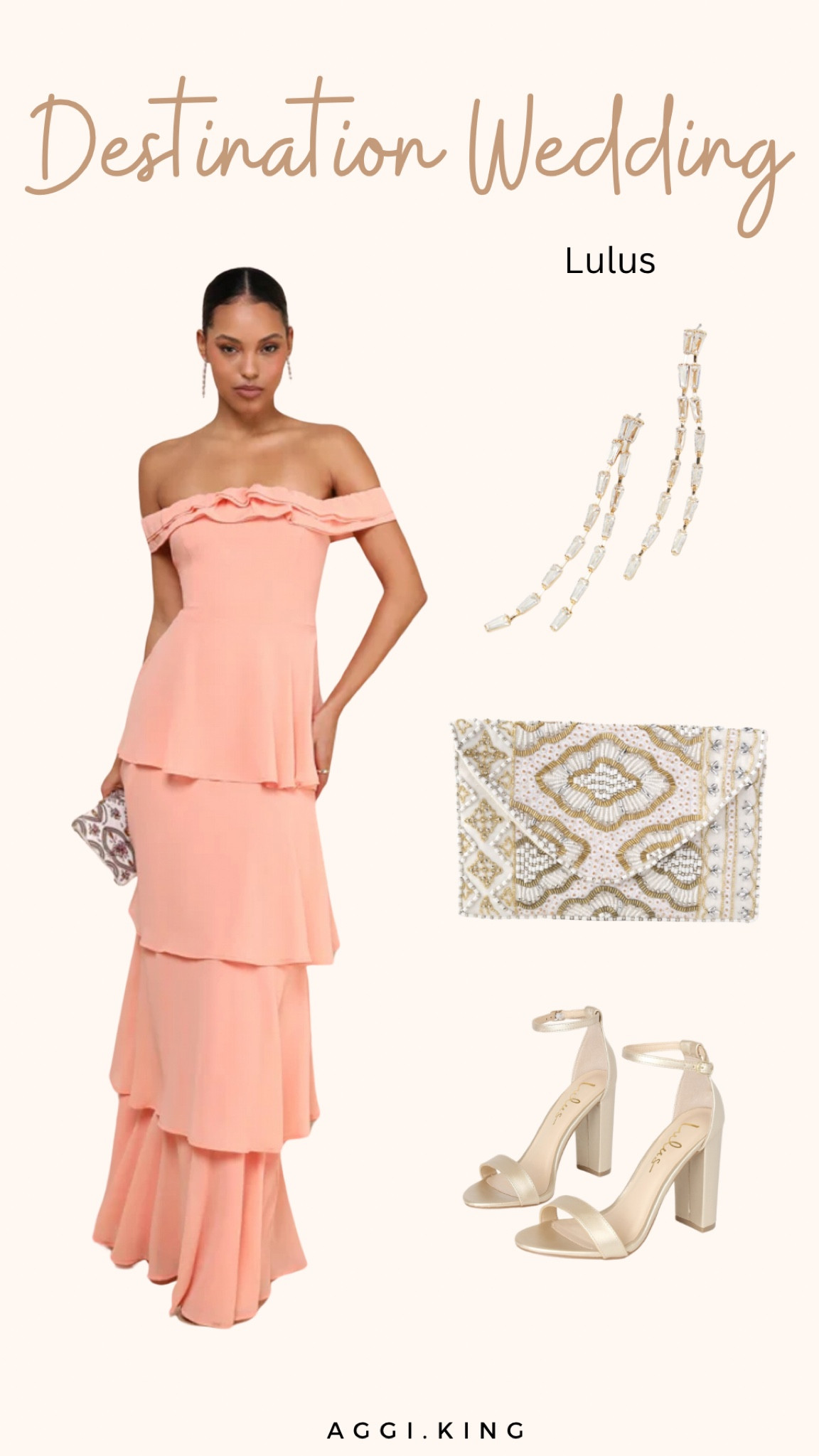 Destination/ Spring/ Summer wedding guest loom from Lulus

#lulus #wedding #weddingguest #spring #summer 

#LTKfindsunder100 #LTKwedding #LTKstyletip