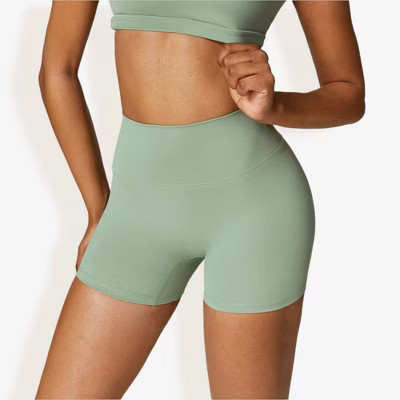Anna-Kaci Active Women's High Waist Athletic Shorts for Yoga and Fitness for Comfort Workout Wear- Medium, Green | Target
