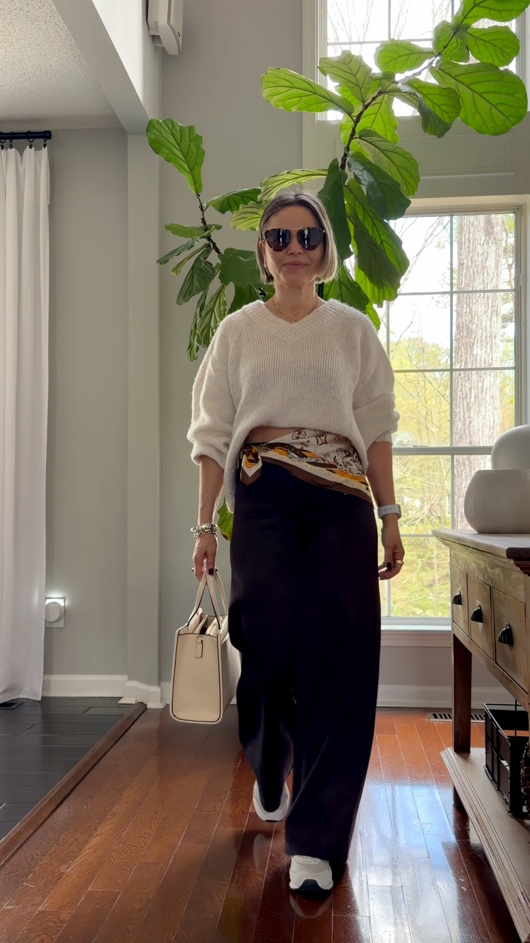 spring outfits 2026
Color combo: cream and brown 
#spring #outfit #colorcombo 

#LTKOver40 #LTKSeasonal #LTKPetite