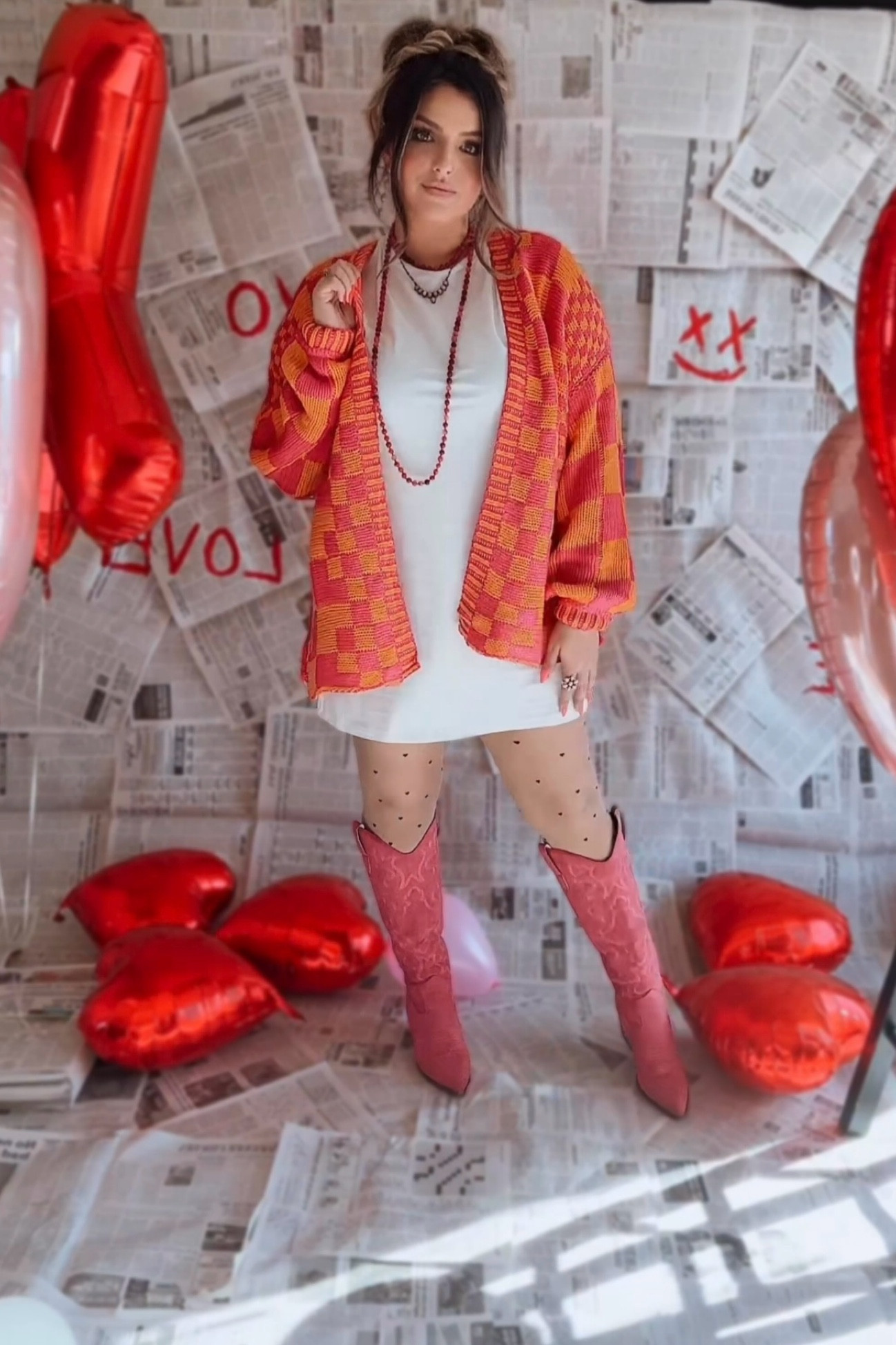 Valentine’s Day Outfit❤️🧡🩷