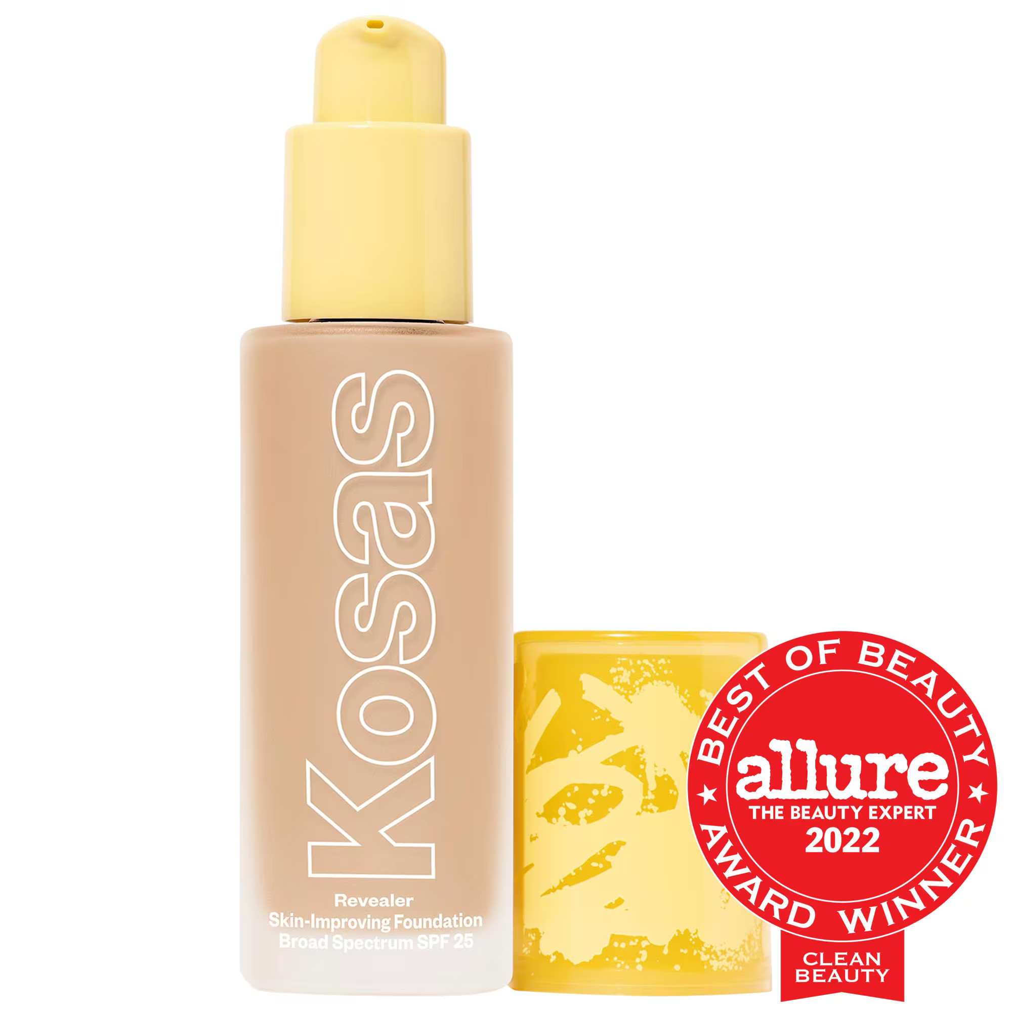 Kosas Revealer Skin-Improving Foundation SPF 25 with Hyaluronic Acid and Niacinamide Very Light Neutral 110 1 oz / 30 mL | Sephora (US)