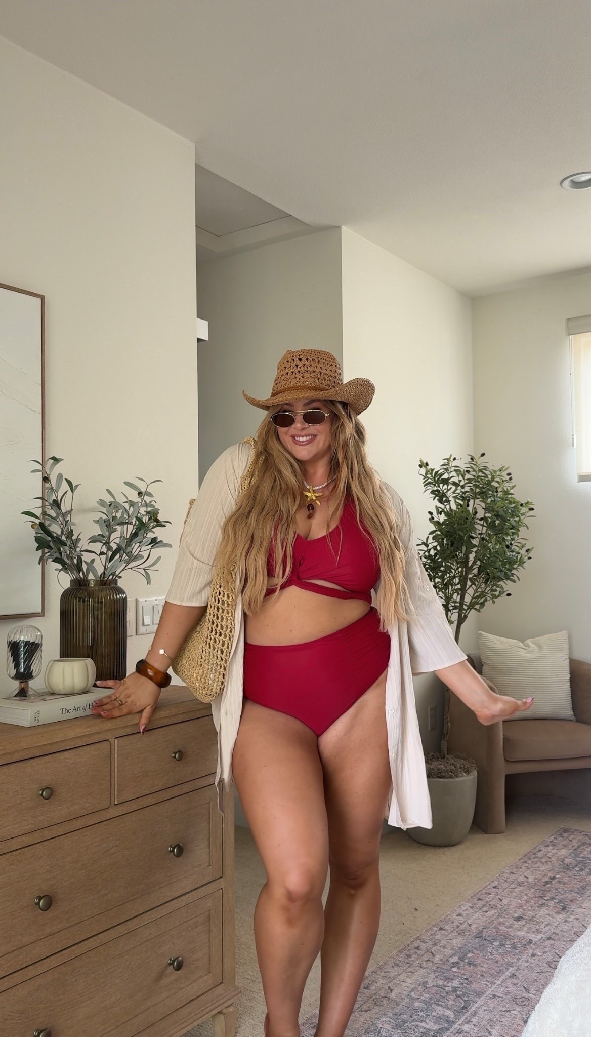 Vacation swimwear ootd ✨

Swimsuit is 15% off on Amazon! 

#LTKSwim #LTKSaleAlert #LTKMidsize