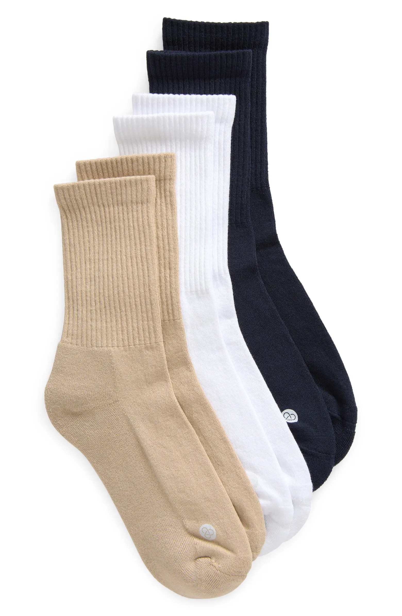 Zella 3-Pack Crew Socks | Nordstrom | Nordstrom