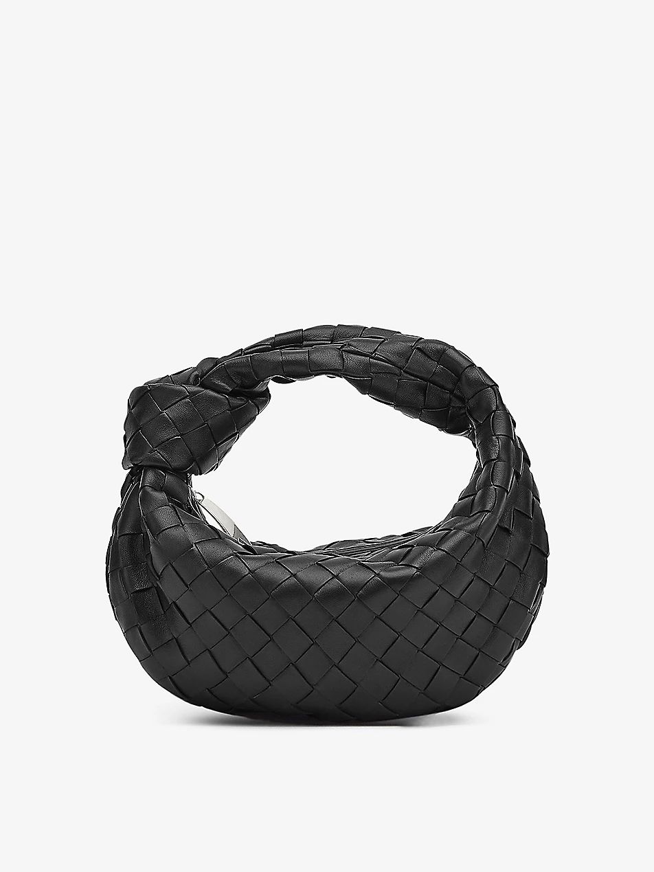 Mini Jodie intrecciato leather top-handle bag | Selfridges