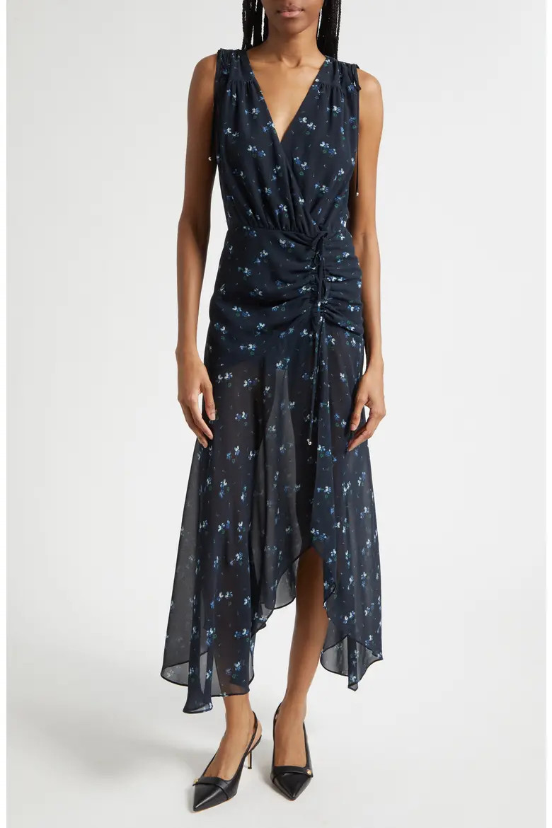 Dovima Floral Sleeveless Asymmetric Maxi Dress (Women) | Nordstrom | Nordstrom