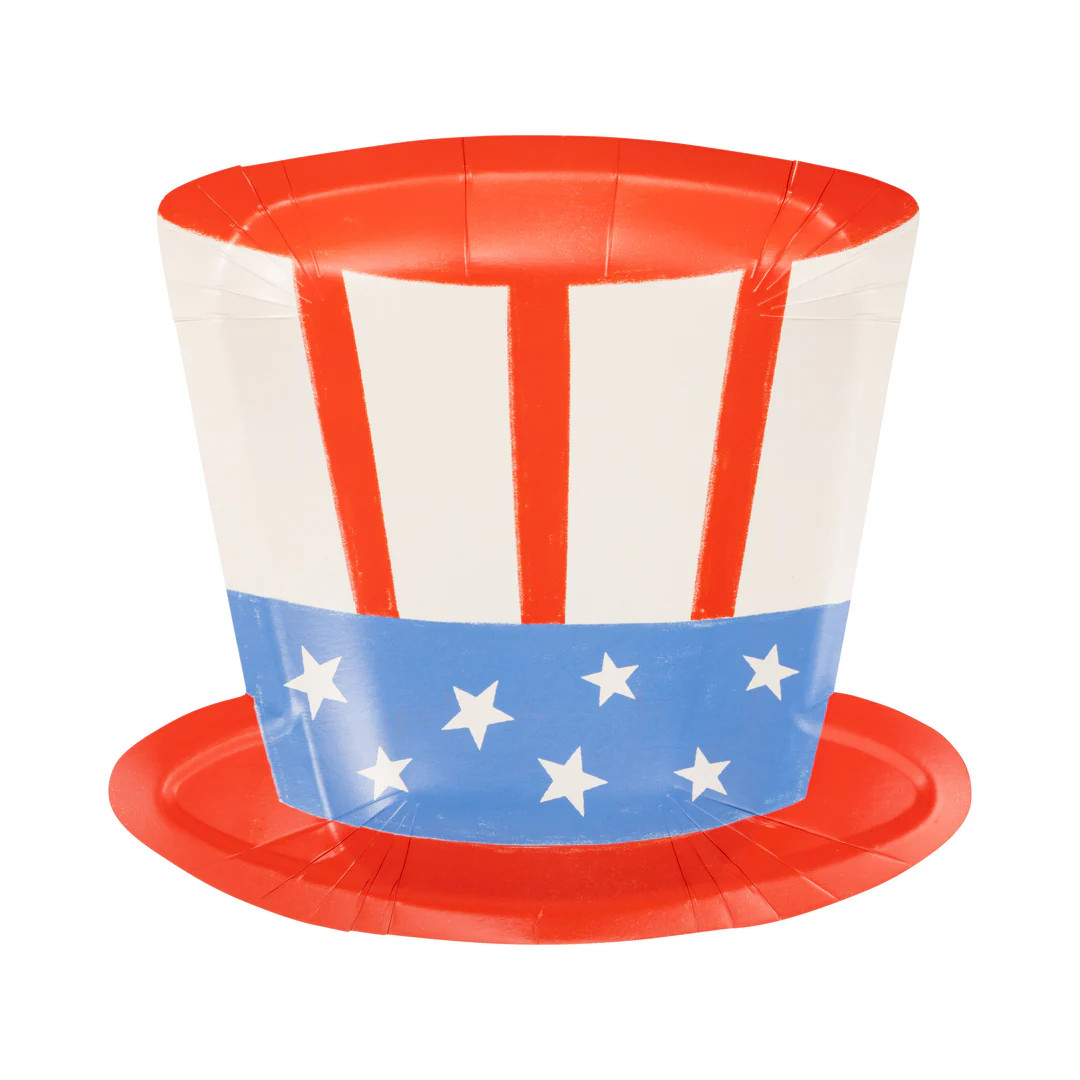 Uncle Sam Hat Paper Plate | My Mind's Eye