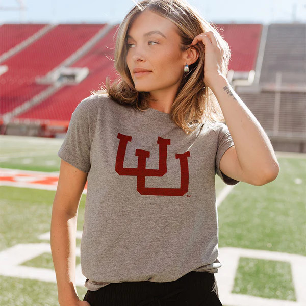 Utah Boyfriend Tee, Grey | Albion Fit