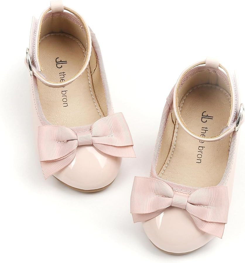 THEE BRON Toddler Girls Dress Shoes Ballet Mary Jane Flats Princess Costume Shoes | Amazon (US)