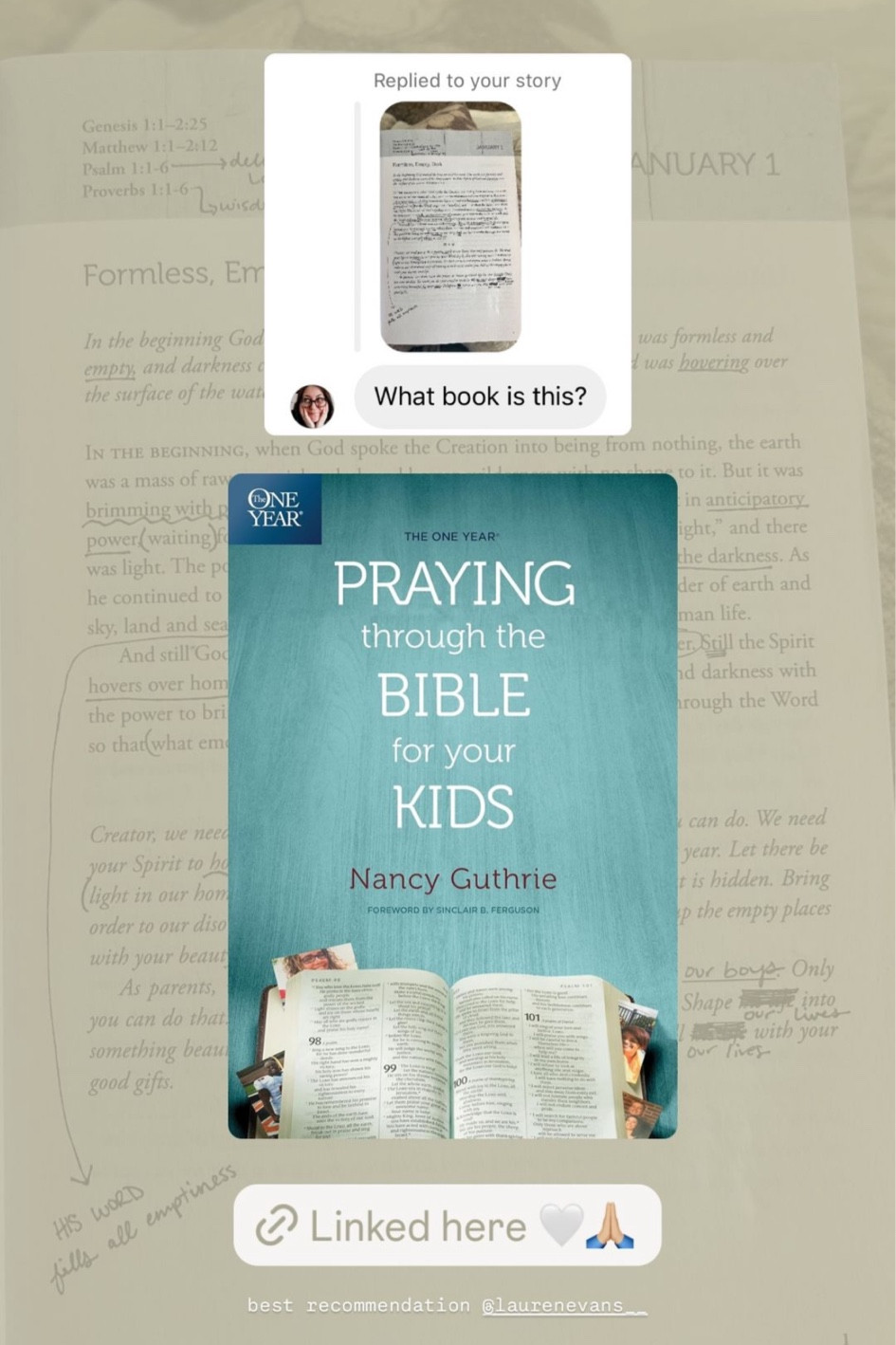 daily devotional for praying for your kids & family 🥹🕊️🤍

#LTKBaby #LTKKids #LTKFamily