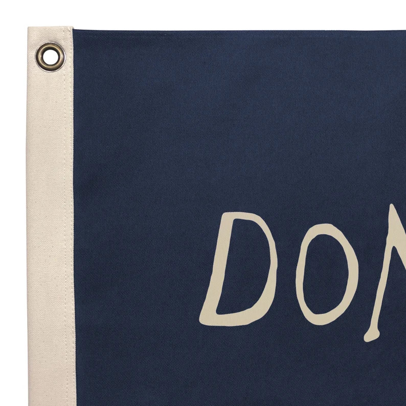 100% Cotton Canvas Flag, Made in USA, Don't Give Up the Ship, Navy | Etsy (US)