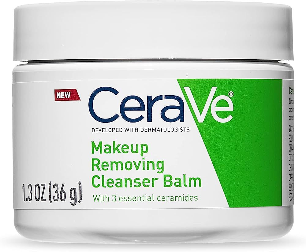 CeraVe Cleansing Balm for Sensitive Skin | Hydrating Makeup Remover with Ceramides and Plant-base... | Amazon (US)