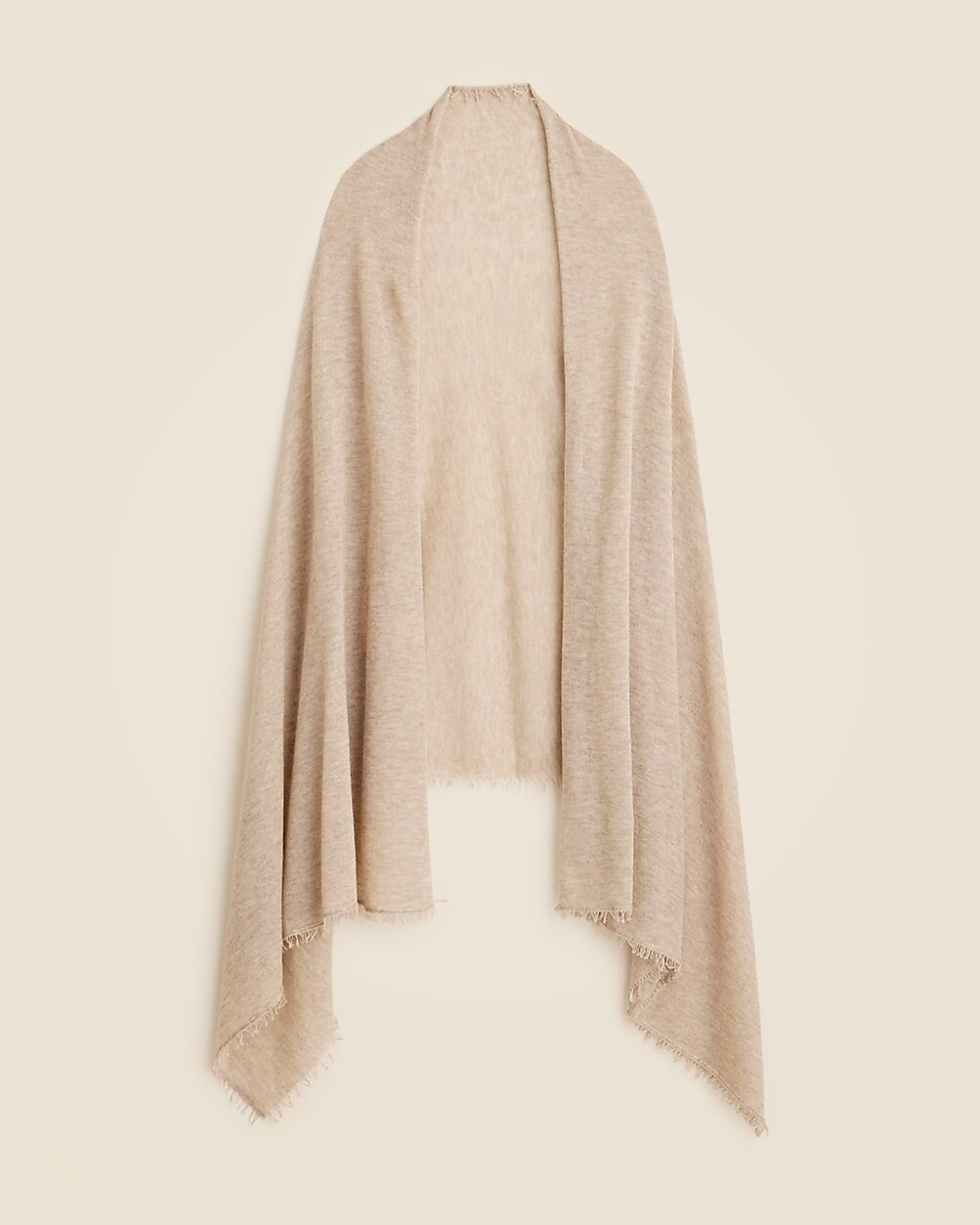 Oversized featherweight cashmere wrap | J. Crew US
