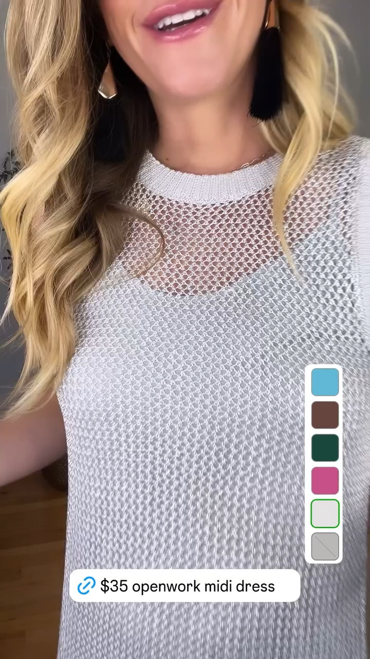 This dress is so fun! Comes with a silky lining underneath, perfect to wear as a beach cover-up or for a night out or summer dinner. Wearing size small

#LTKStyleTip #LTKFindsUnder50 #LTKSeasonal