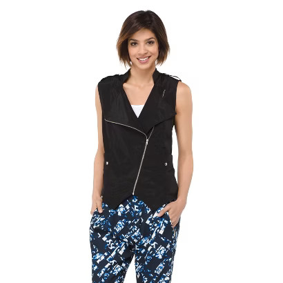 Mossimo® Women's Moto Vest - White | Target