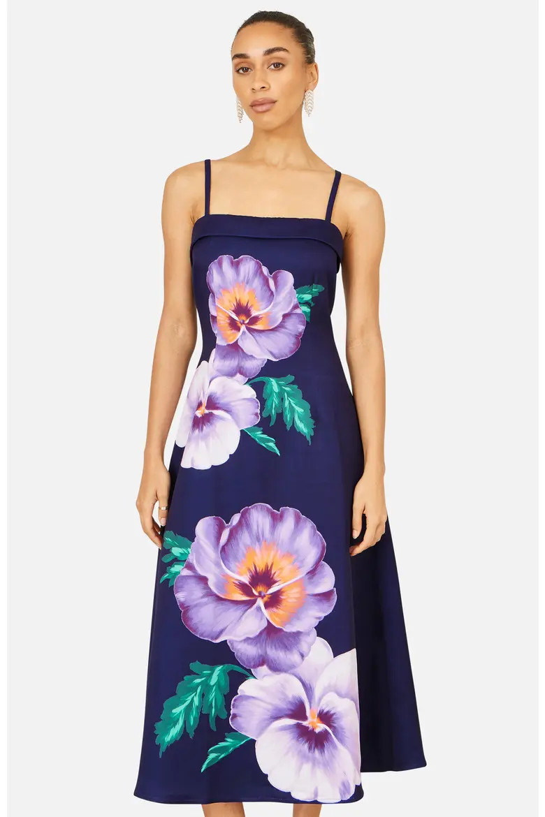 Pansy Strappy Midi Dress (Women) | Nordstrom | Nordstrom