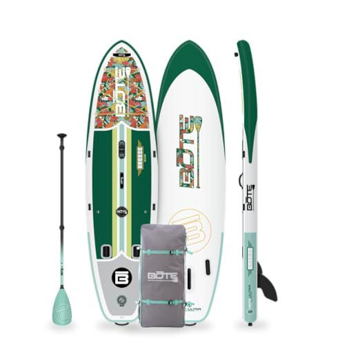 BOTE 10' FT 6" Breeze Aero Inflatable Stand Up Paddle Board, MAGNEPod Compatible Blow Up iSUP Great for Adults Kids Family Travel Friendly Multiple Sizes Color Options | Amazon (US)