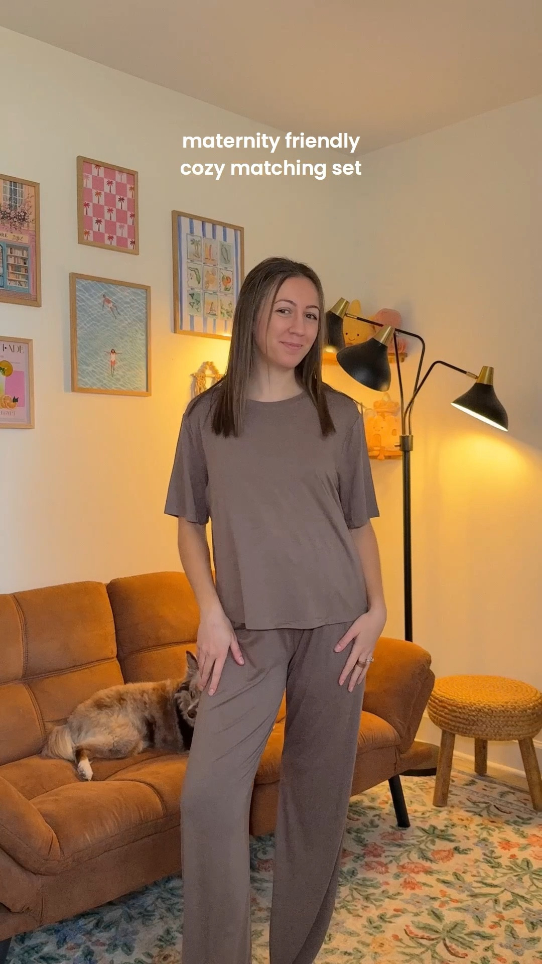 maternity friendly cozy matching set for the bump and beyond 

#LTKBump