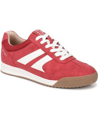 Naturalizer Women's Garnet Lace-Up Shoes - Red Faux Nubuck | Macy's