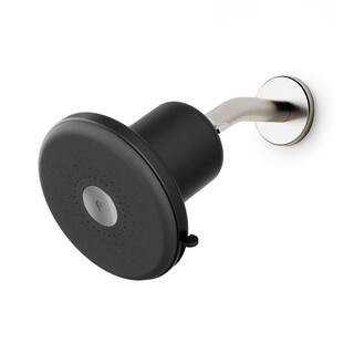 Pro 7 in. Unit Mount Fixed Shower Head Filter - Black | The Home Depot
