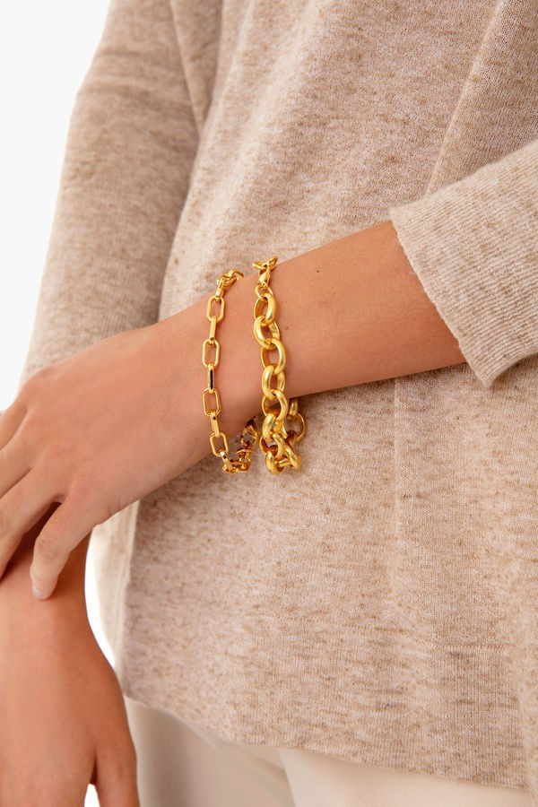 Gold Chunky Chain Link Bracelet | Tuckernuck (US)
