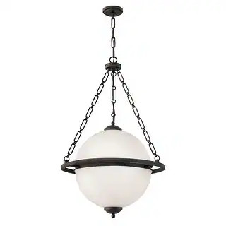 Hinkley Lighting 3844 Howell 4 Light 38-1/2" High Globe Chandelier - Oil Rubbed Bronze - Bed Bath... | Bed Bath & Beyond